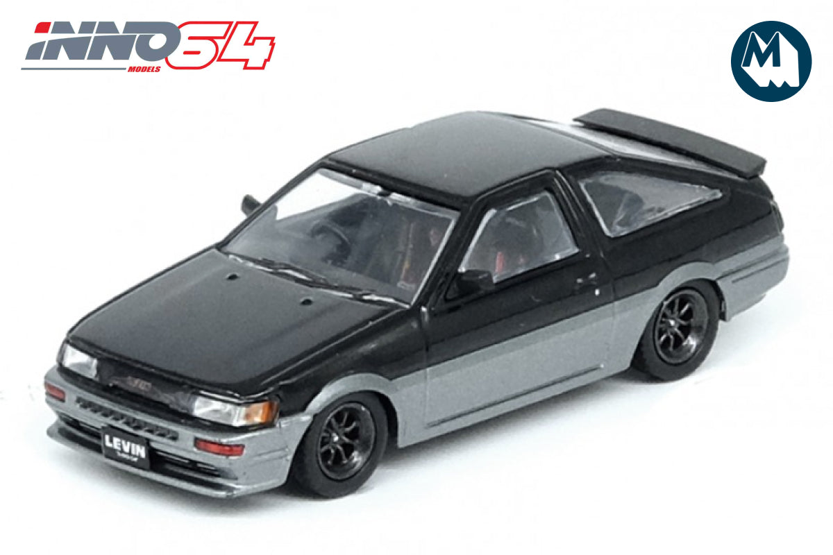 Toyota Corolla Levan AE86 with extra wheels (Black & Grey)