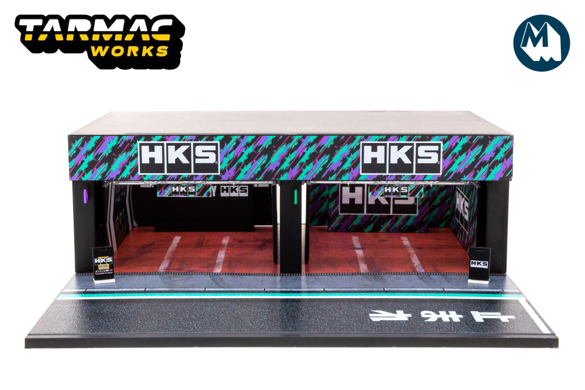 Tarmac Works - 1/64 HKS Pit Garage Diorama