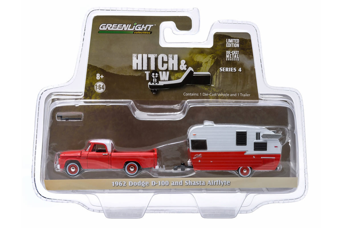 1962 Dodge D-100 and Shasta 15' Airflyte