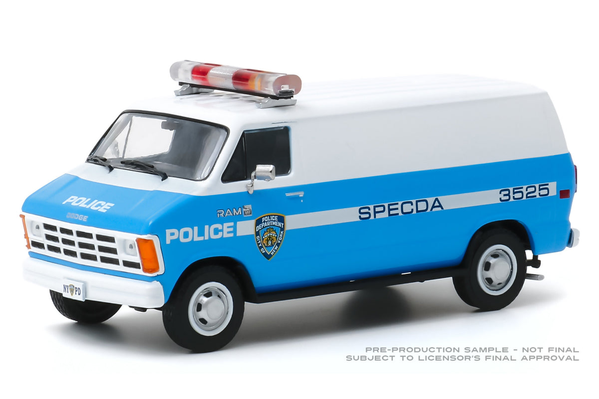 1:43 - 1987 Dodge Ram B250 Van / New York City Police Dept (NYPD)