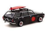 Datsun Bluebird 510 Wagon with surfboard (Black) - MIJO Special Edition