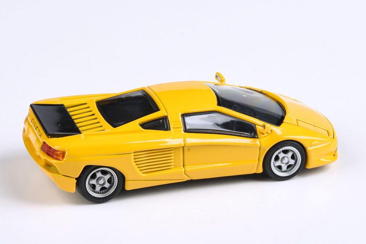 1991 Cizeta V16T with lights down (Super Fly Yellow)