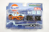 1972 Gulf Chevrolet K-10 Monster Truck with Gooseneck Trailer and Tyres