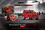 Mitsubishi Pajero Evolution with extra wheels (Red)