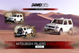 Mitsubishi Pajero Evolution with extra wheels (White)