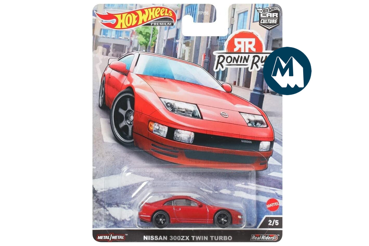 Hot Wheels Car Culture 2022 Mix 7 Ronin Run / #2 - Nissan 300ZX Twin Turbo (Red)