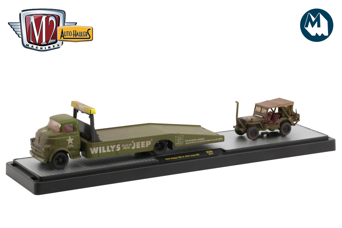1958 Dodge COE Truck / 1944 Jeep MB