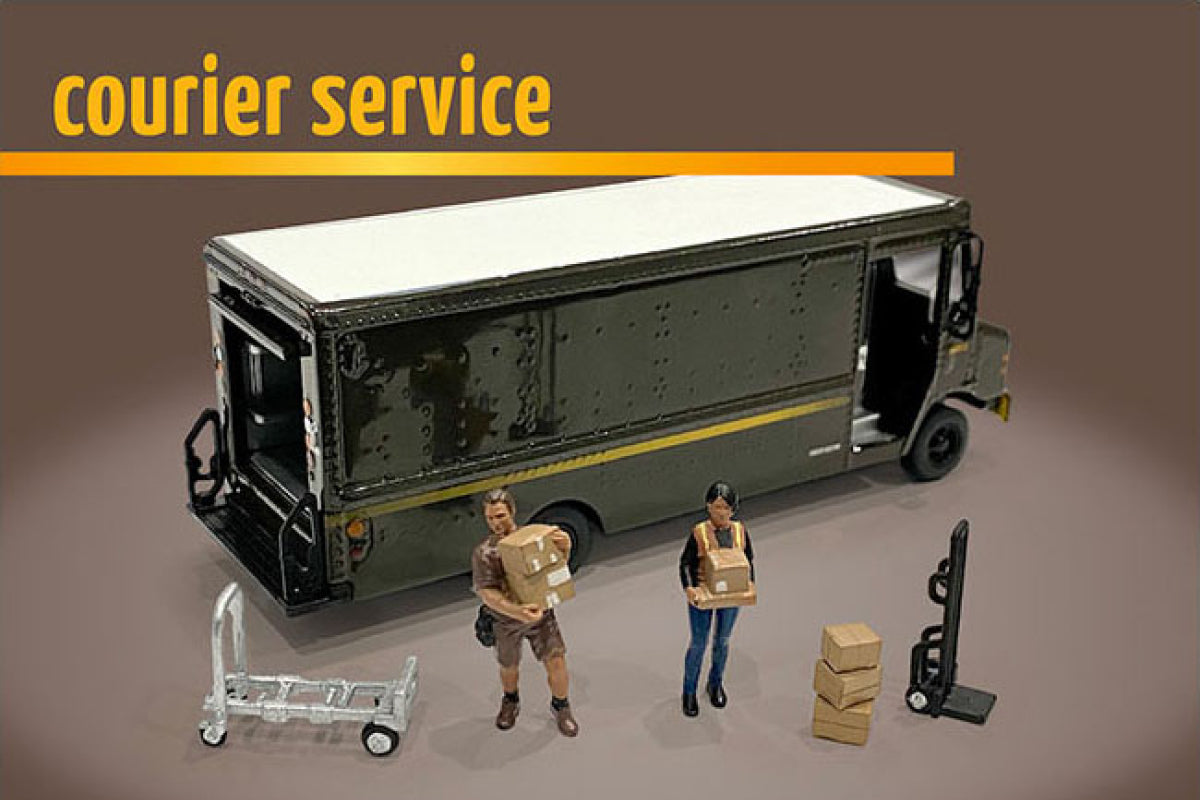 1:64 American Diorama Courier Service (AD-76495MJ)