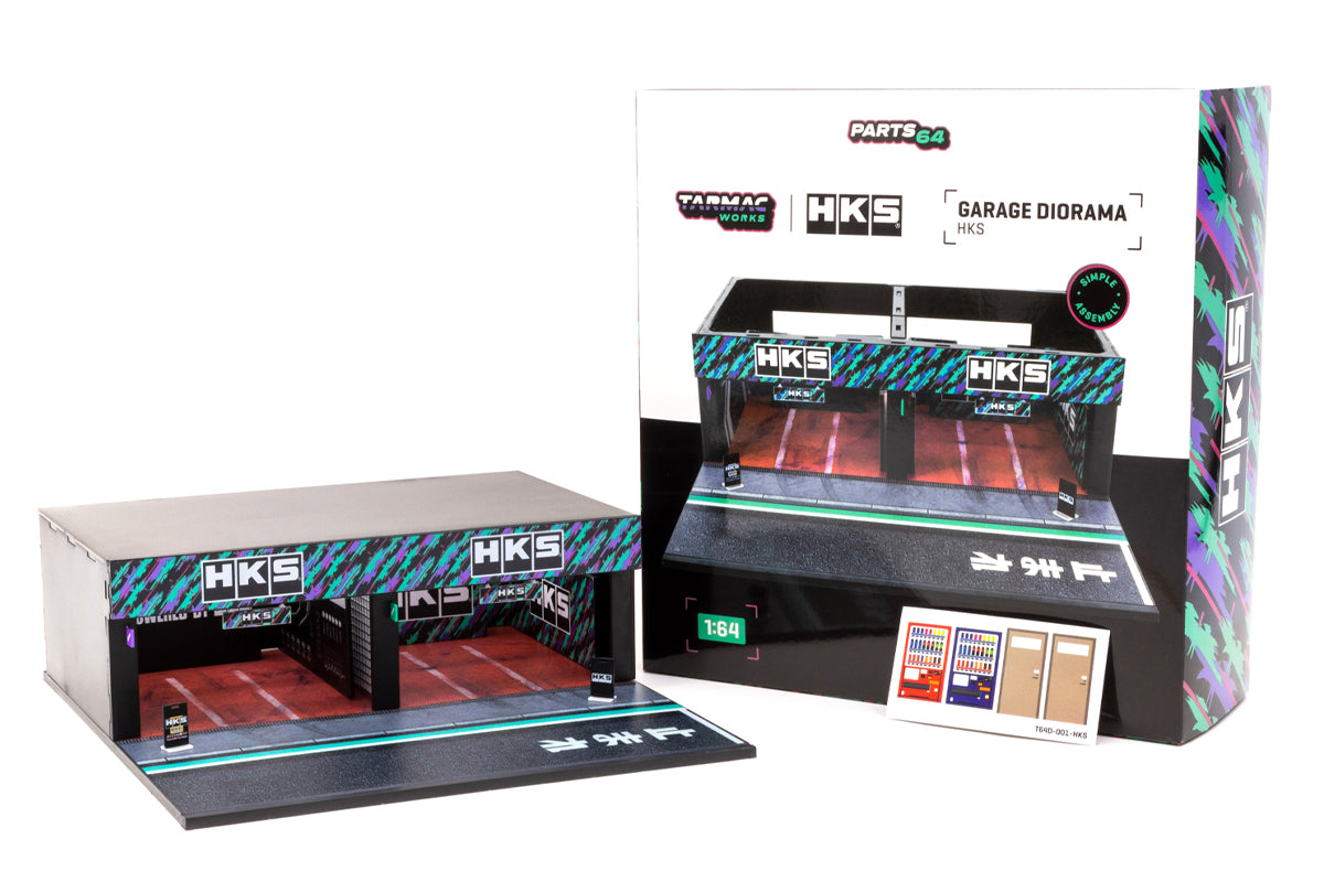 Tarmac Works - 1/64 HKS Pit Garage Diorama