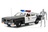 1:18 - The Terminator / 1977 Dodge Monaco Metropolitan Police with T-800 Endoskeleton Figure