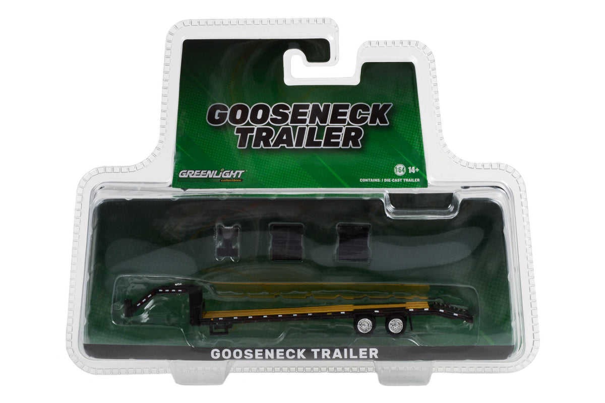 Gooseneck Trailer (Black with Red and White Conspicuity Stripes)