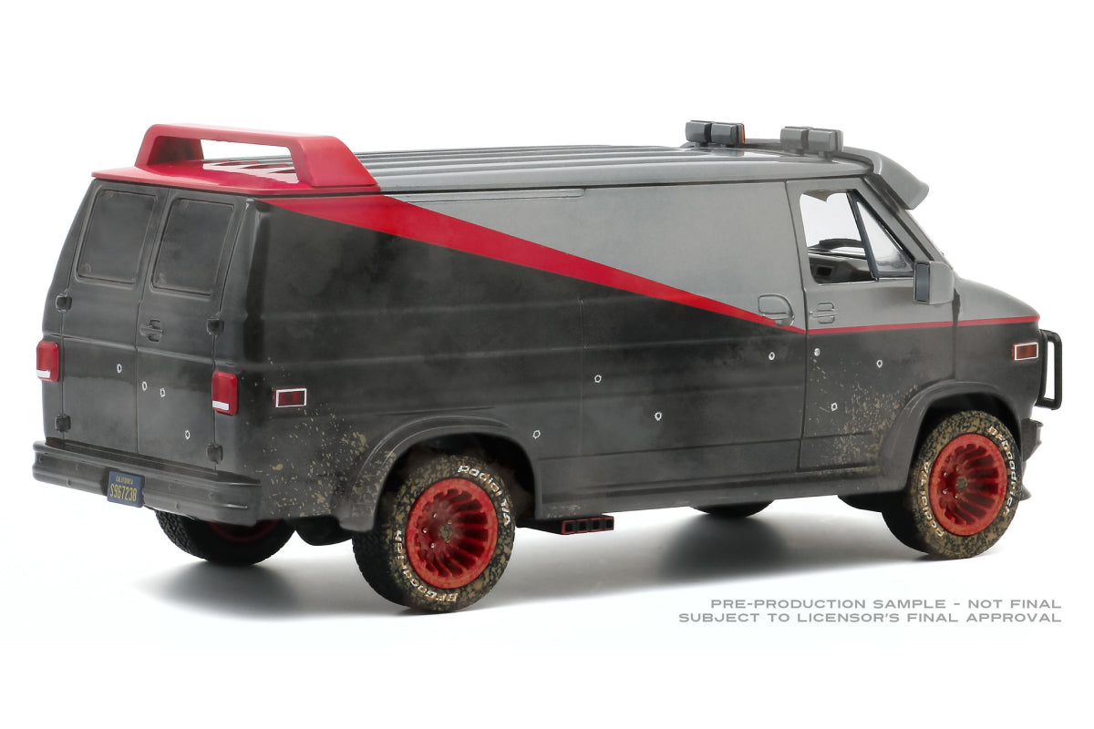 1:24 - The A-Team / 1983 GMC Vandura (Weathered version with bullet holes)