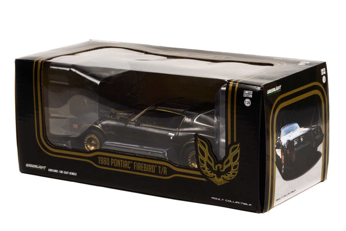 1:24 - 1980 Pontiac Firebird Trans Am Turbo 4.9L (Starlight Black with Golden Eagle Hood)