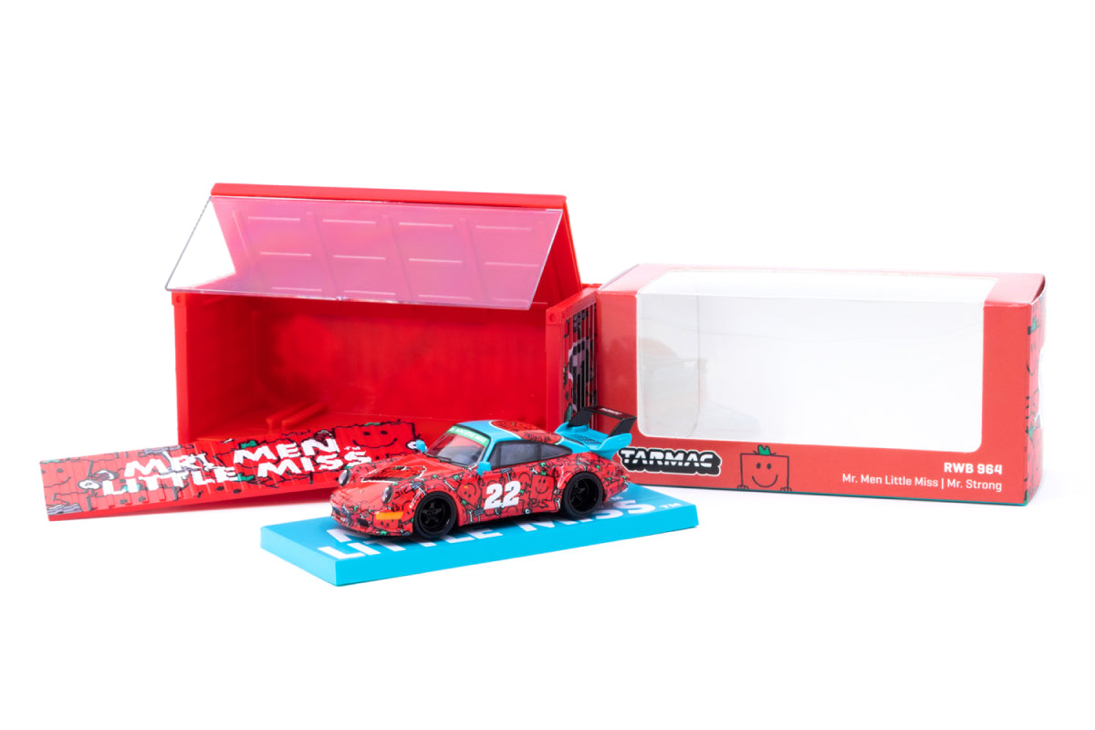 RWB 964 Mr. Men Little Miss Mr. Strong with Container