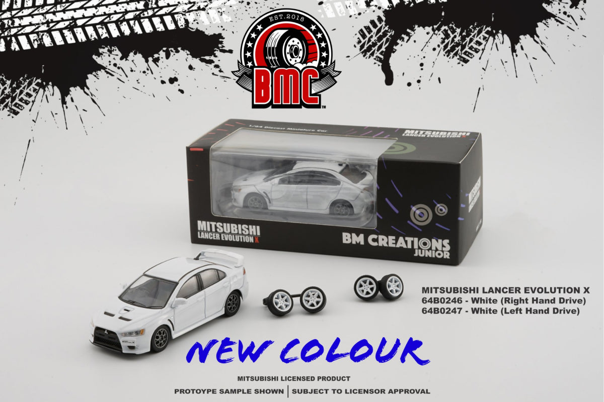 Mitsubishi Lancer EVO X with lots of extra parts (White)