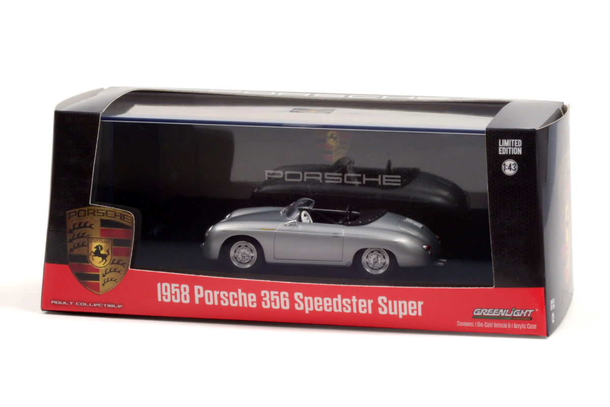 1:43 - 1958 Porsche 356 Speedster Super (Silver Metallic)