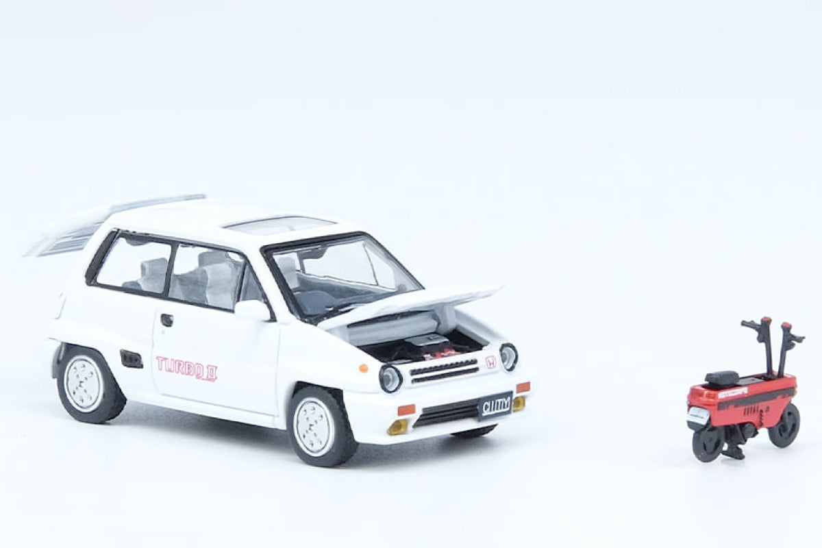 Honda City Turbo II - White with Red Motorcompo
