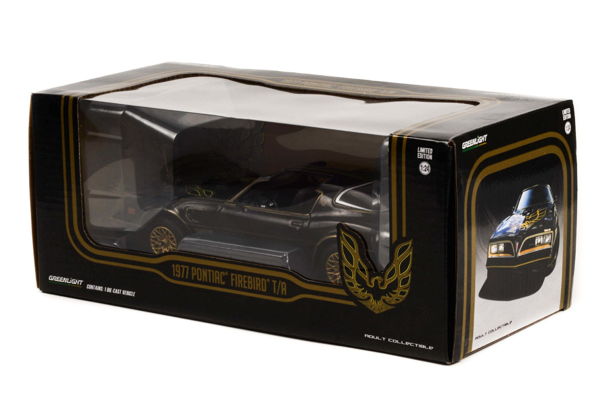 1:24 - 1977 Pontiac Firebird Trans Am (Starlite Black with Golden Eagle Hood)