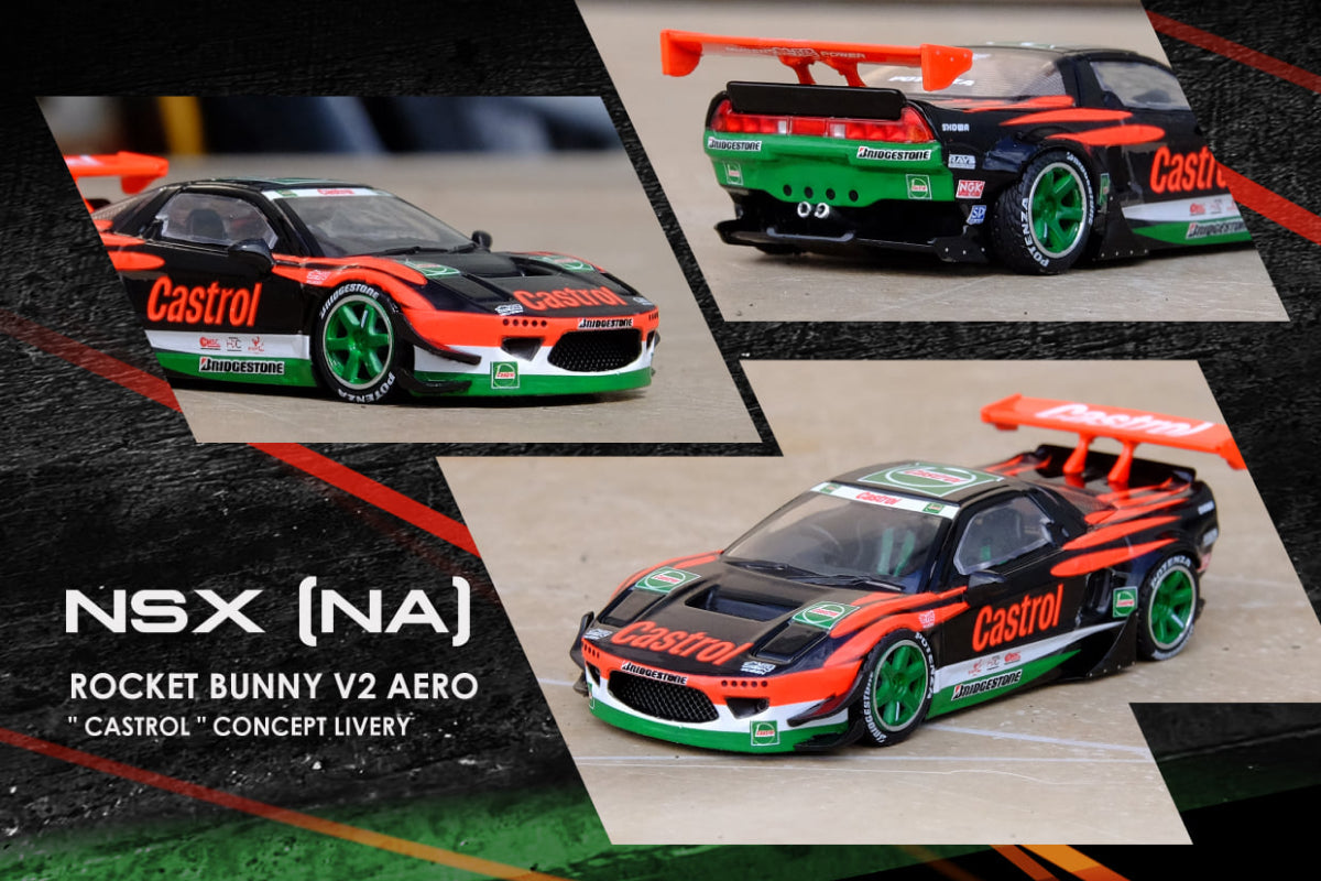 Honda NSX (NA1) "Rocket Bunny" V2 Aero "Castrol" Concept Livery