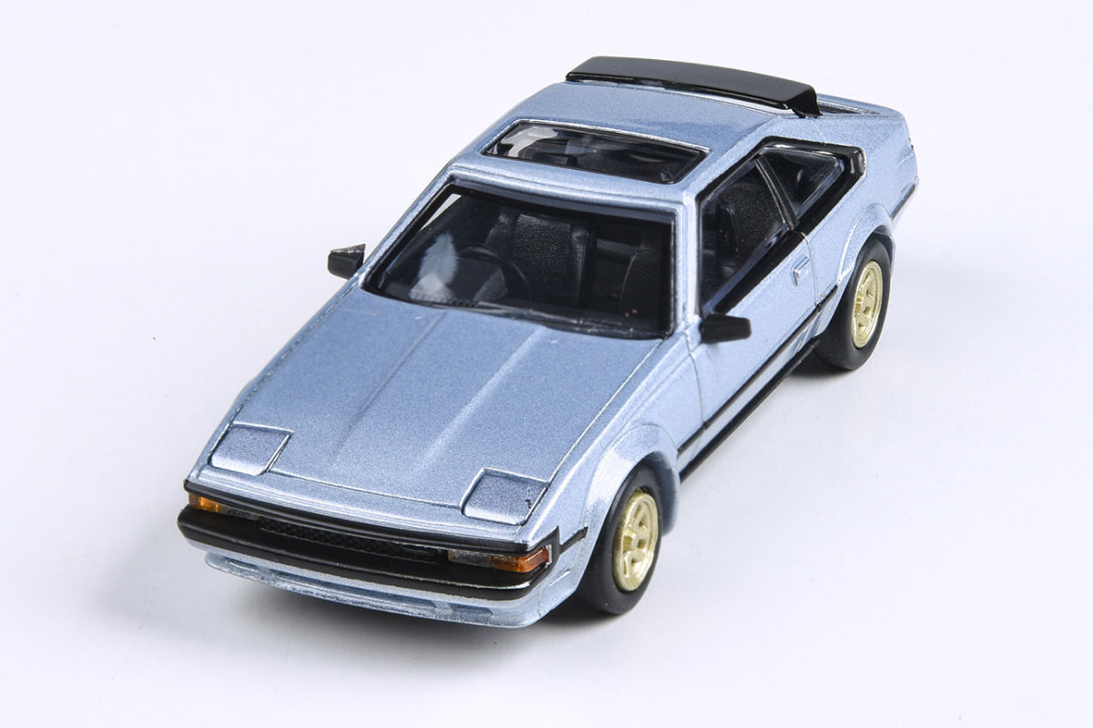 1984 Toyota Celica Supra XX with lights down (Light Blue Metallic)