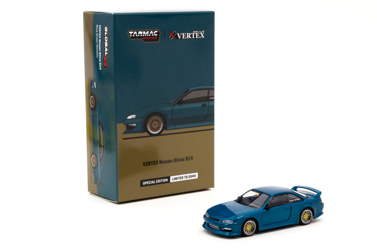 VERTEX Nissan Silvia S14 / Nismo Festival FUJI Speedway 2022 (Blue Green Metallic)