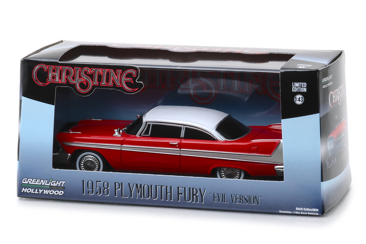 1:43 - Christine / 1958 Plymouth Fury (Evil Version with Blacked Out Windows)