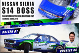 Nissan Silvia (S14) "Rocket Bunny" Boss Aero FIA Intercontinental Drifting Cup 2019 Charles NG