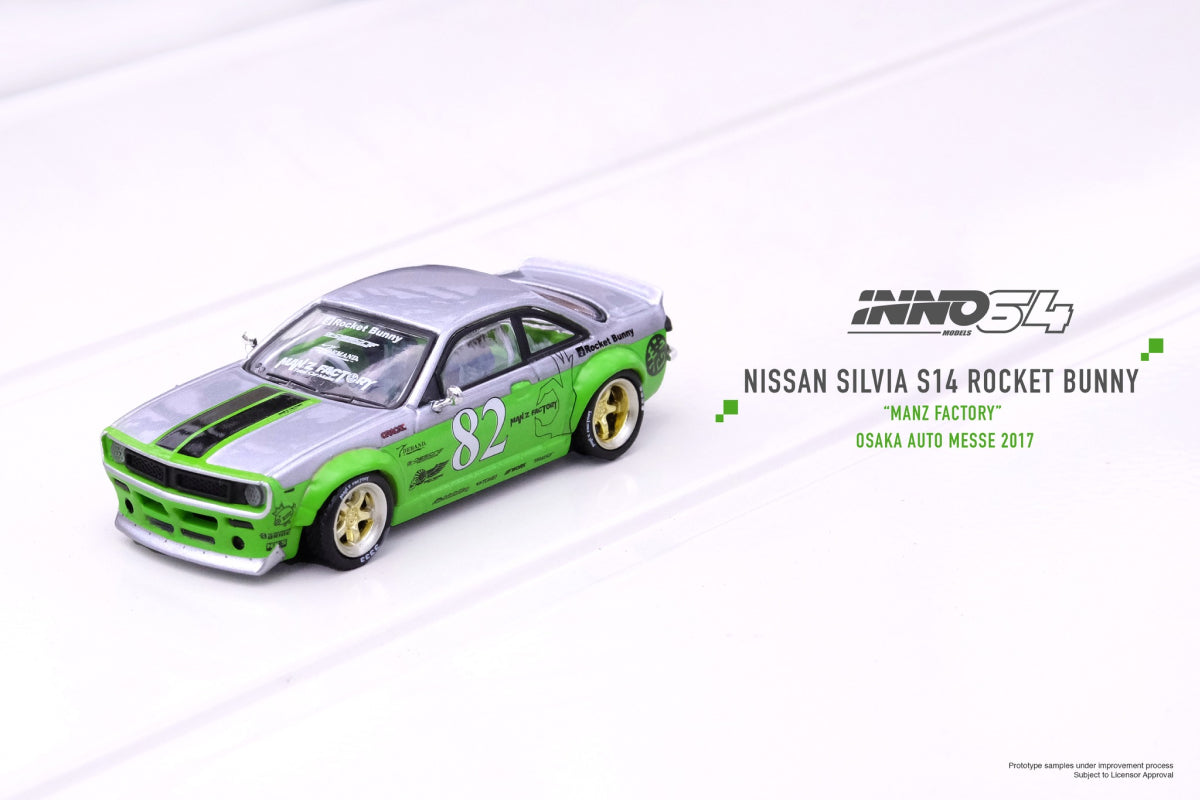 Nissan Silvia (S14) Rocket Bunny - "Manz Factory" Osaka Auto Messe 2017