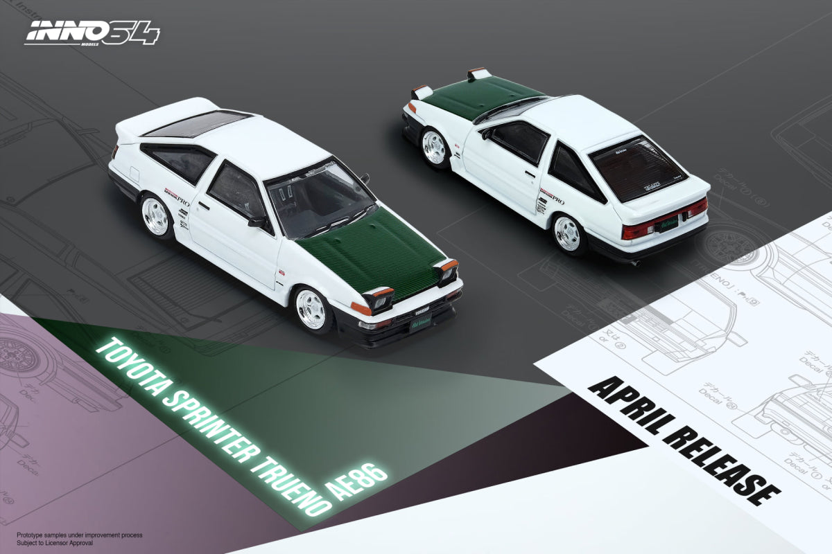 Toyota Sprinter Trueno AE86 Drift Car - White