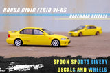 1995 Honda Civic Ferio Vi-RS JDM Mod. Version with extra Spoon Sports of wheels and decals (Phoenix Yellow)