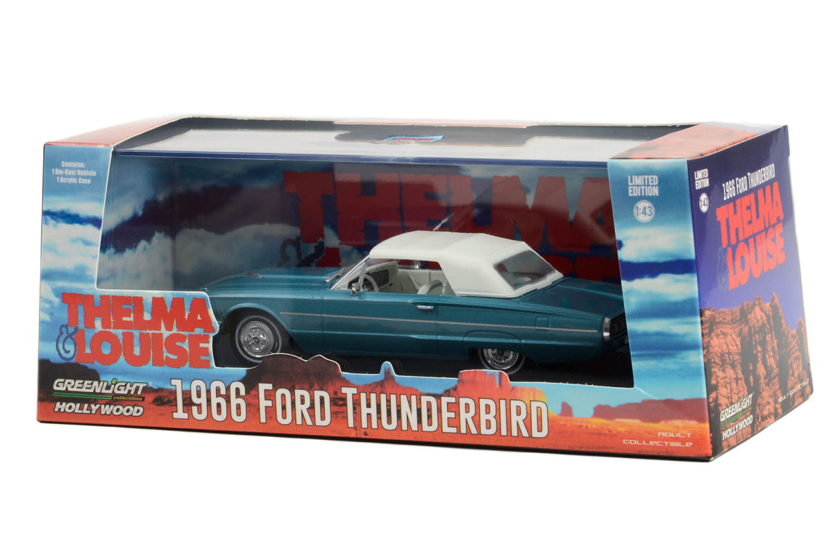 1:43 - Thelma & Louise / 1966 Ford Thunderbird Convertible (Top-Up)