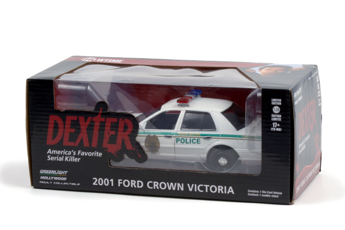 1:24 - Dexter / 2001 Ford Crown Victoria Police Interceptor - Miami Metro Police Department