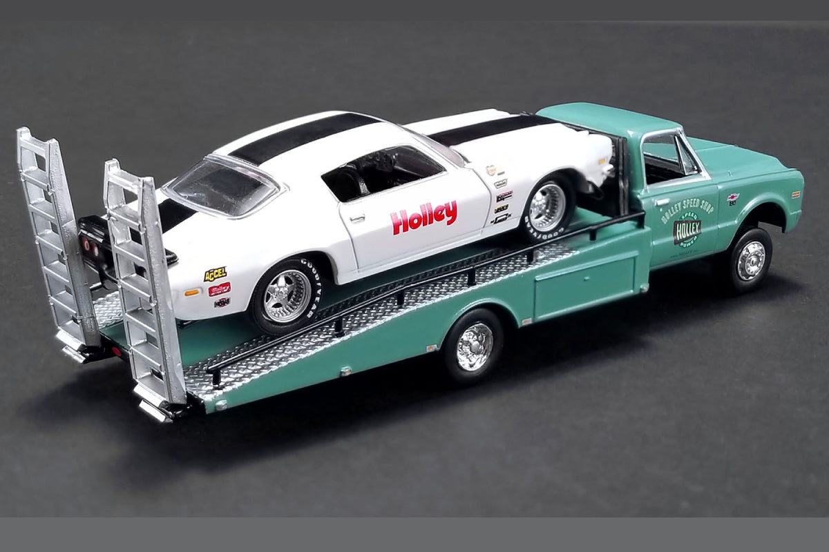 1967 Chevrolet Ramp Truck with 1971 Chevrolet Camaro (Holley Performance)