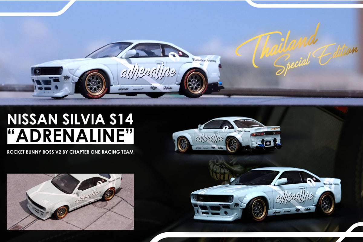 Nissan Silvia (S14) "Adrenaline" "Rocket Bunny" Boss by Chapter One Thailand Special Edition