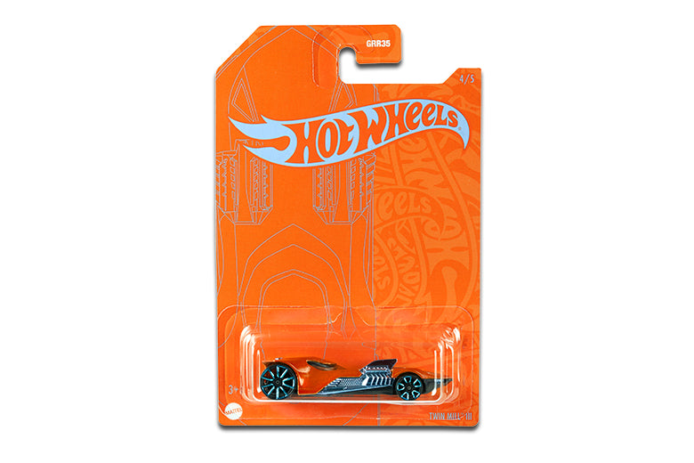 2021 Set of 5 - Hot Wheels Orange and Blue Series- Set of 5