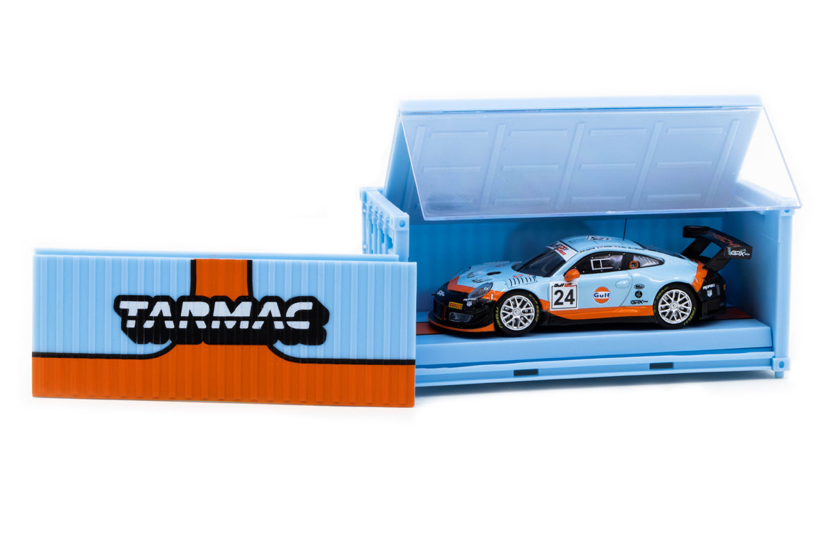 Porsche 911 GT3 R GULF 12H 2018 #24 with Container