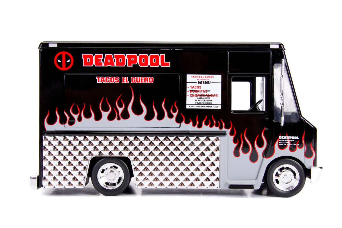 1:24 - Deadpool / Tacos El Guero Truck with figure