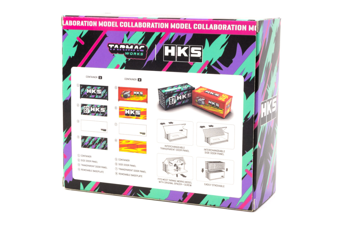 Tarmac Works - 1/64 Containers Set (HKS)