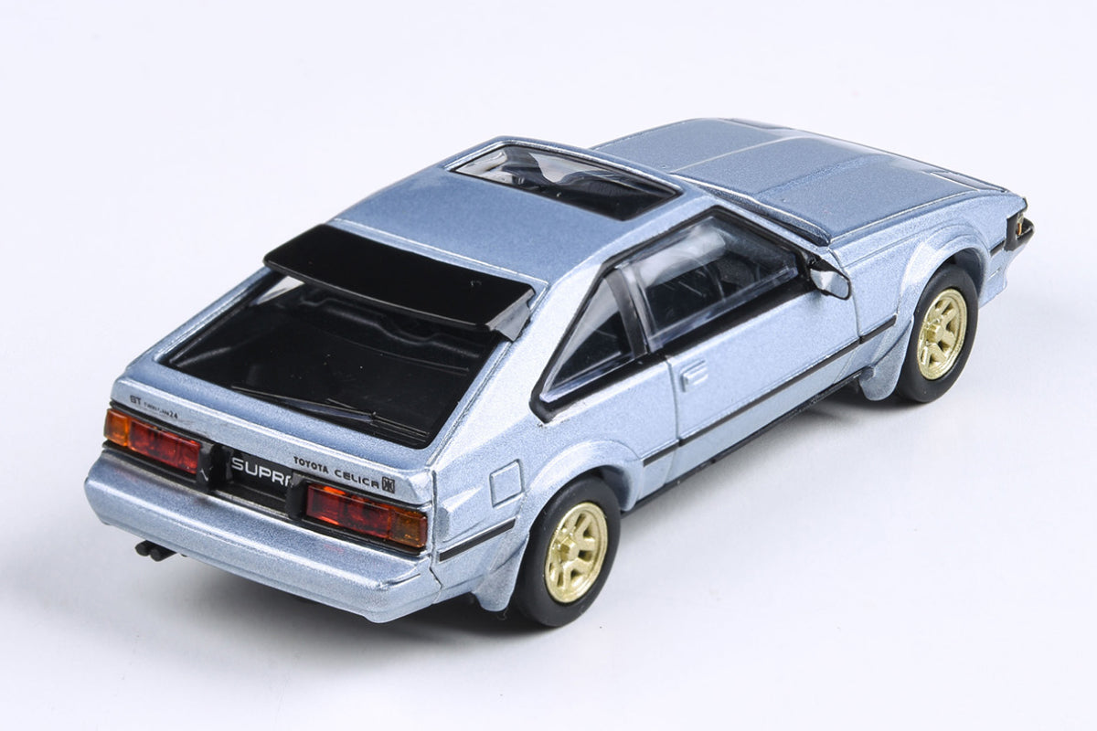 1984 Toyota Celica Supra XX with lights down (Light Blue Metallic)