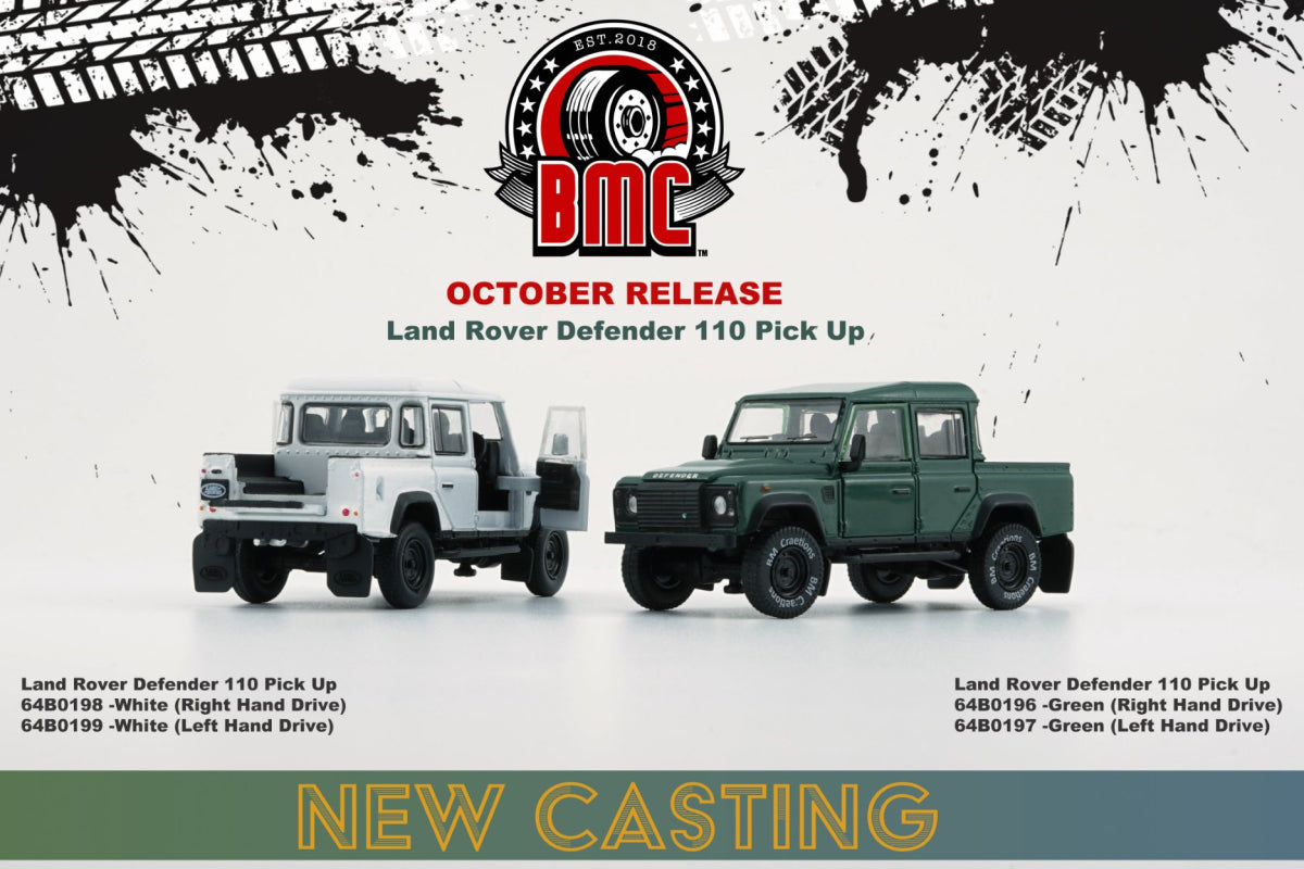 2016 Land Rover Defender 110 Pick Up (Green)