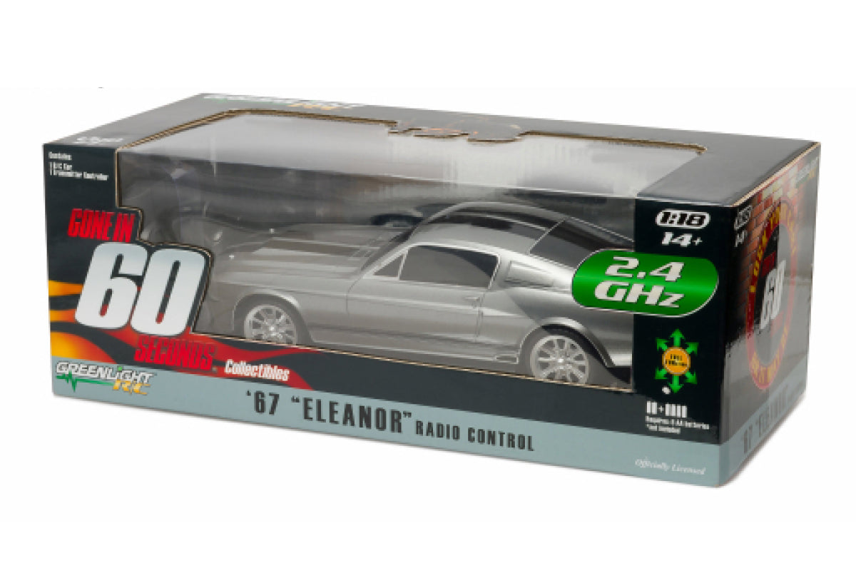 1:18 - Gone in Sixty Seconds / 1967 Ford Mustang "Eleanor" (Remote Control, 2.4GHz)