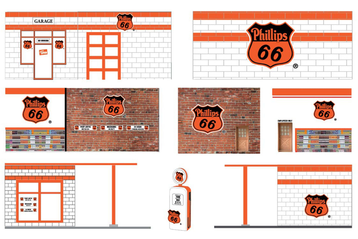 Vintage Gas Station / Phillips 66 (Series 9)