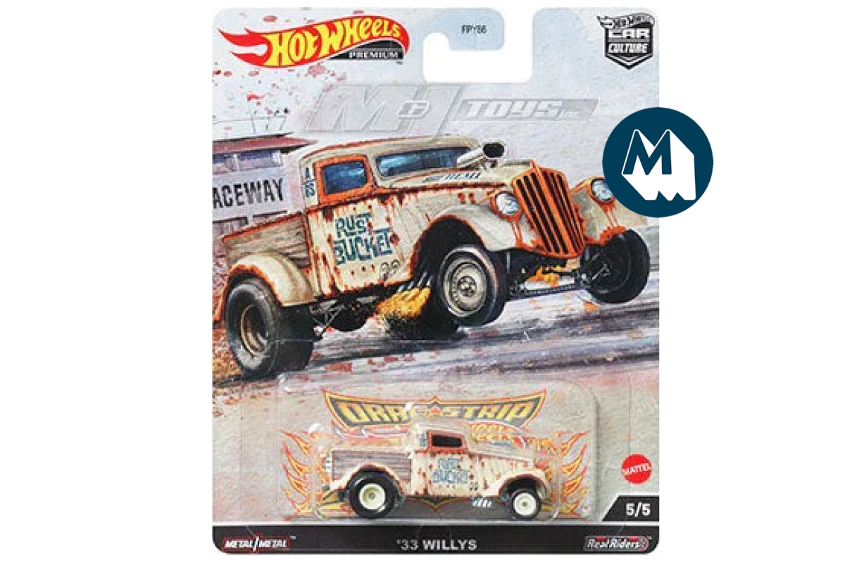 Hot Wheels Car Culture 2022 Mix 8 Dragstrip Demons 2 / #5 - '33 Willys