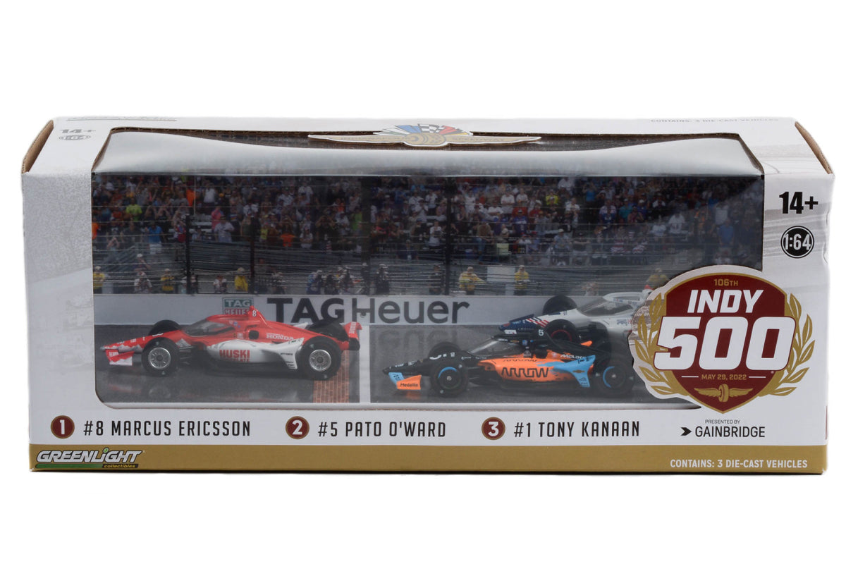 2022 Indianapolis 500 Podium 3-Car Set