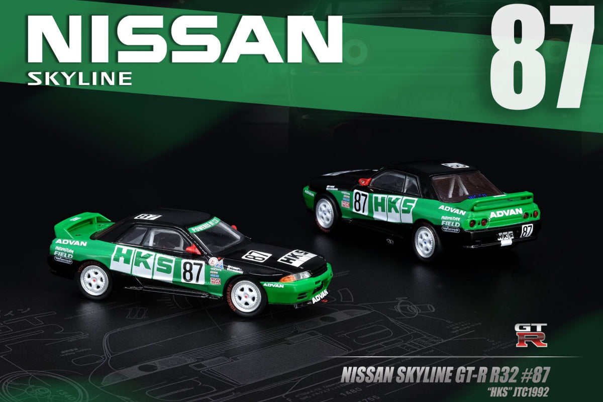 Nissan Skyline GT-R (R32) - #87 "HKS" JTC 1992