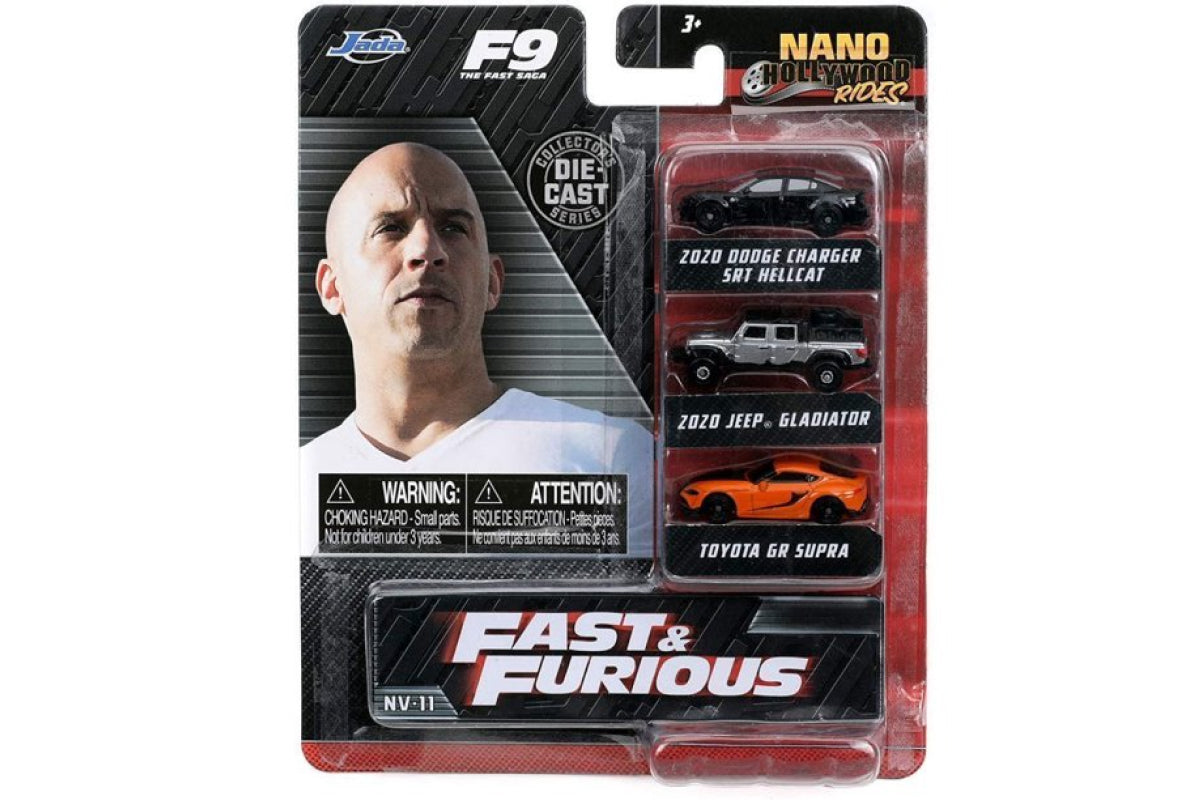 Nano Hollywood Rides - Fast & Furious (Hellcat, Gladiator & Supra)