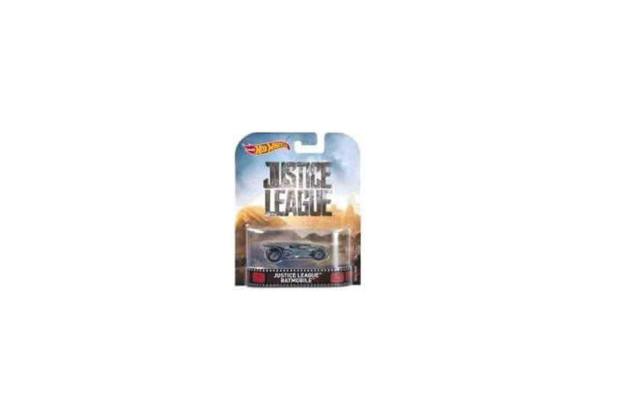 Hot Wheels Retro Entertainment 2017 Mix 4 / Justice League Batmobile - The Justice League
