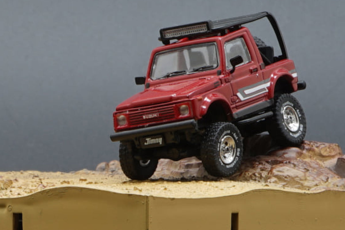 Suzuki Jimny SJ413 with accessories (Red)