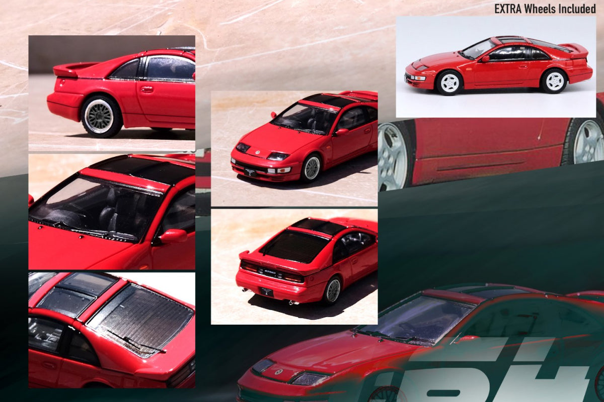 Nissan Fairlady Z Z32 with extra wheels (Aztec Red)