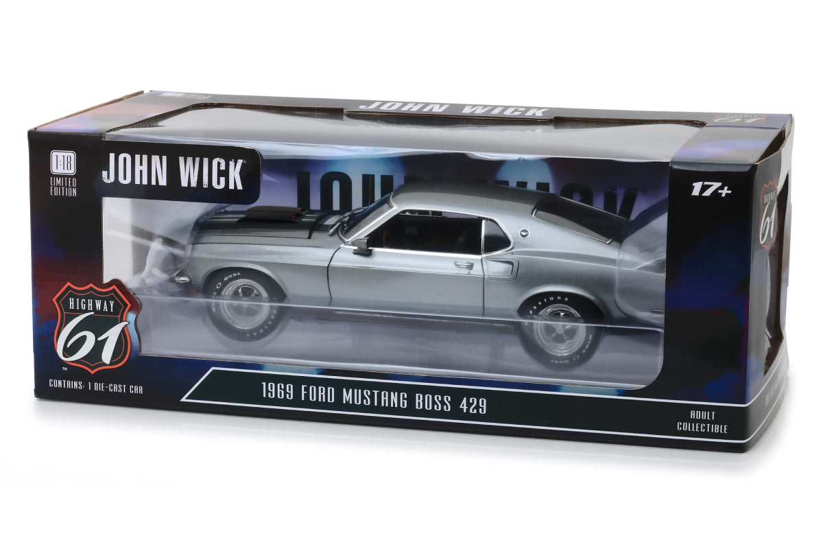 1:18 - John Wick / 1969 Ford Mustang BOSS 429 (Highway 61)